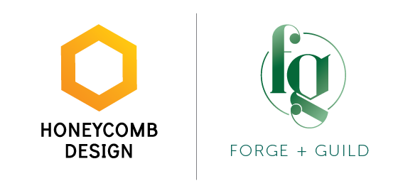 Honeycomb Design and Forge and Guild logo